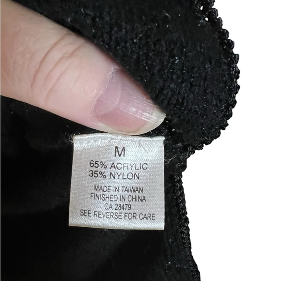 A Vintage black cardigan in medium by Variations - Picture 5 of 7